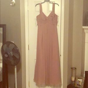 Azazie dusty rose dress